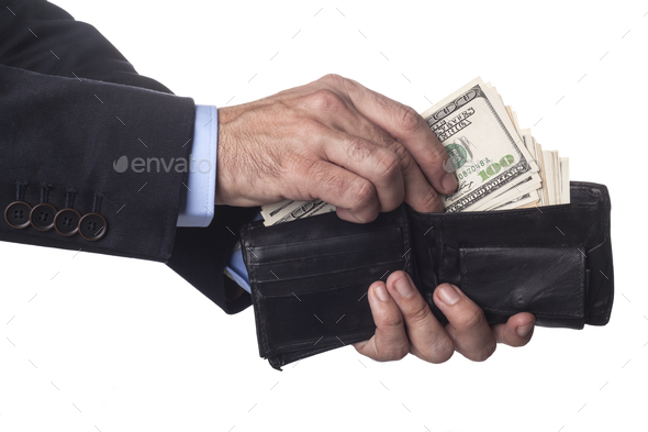 Dollars in Wallet - Stock Photo - Images