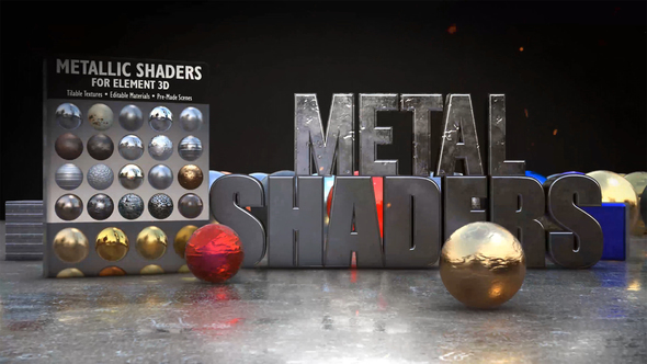 Metallic Shaders for - VideoHive 22520386