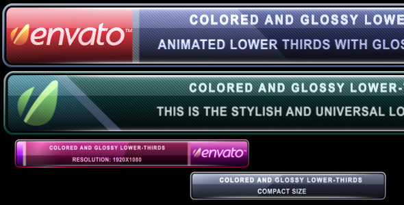 Colored and Glossy - VideoHive 248134