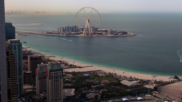 Dubai Marina Beach Ferris Wheel