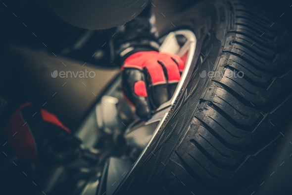 Vulcanizer Tire Repair Job Stock Photo by duallogic | PhotoDune