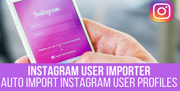 Instagram User Importer - CodeCanyon 22047087