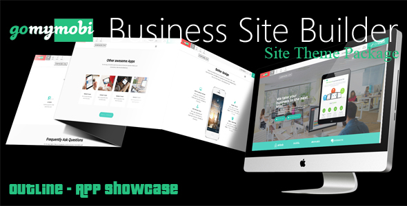 Download gomymobiBSB's Site Theme: Outline - App Showcase Free Nulled
