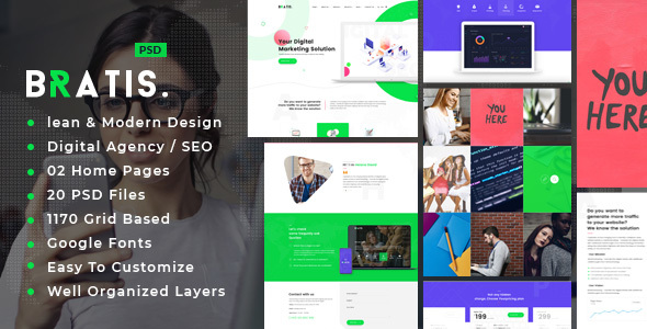 Bratis : Digital - ThemeForest 22524285