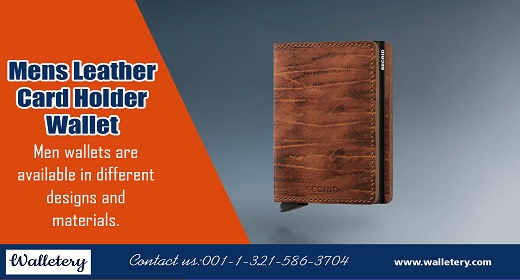 mens leather card holderwallet