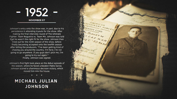 The History - VideoHive 22525532