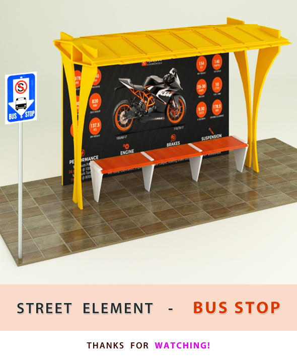 Bus Stop ( - 3Docean 22526110