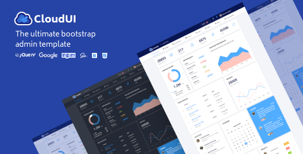 Awesome CloudUI Bootstrap 4 Admin Template