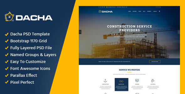 Dacha - Construction - ThemeForest 21375358