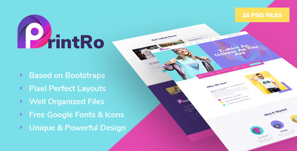 PrintRo - T-Shirt - ThemeForest 22531989