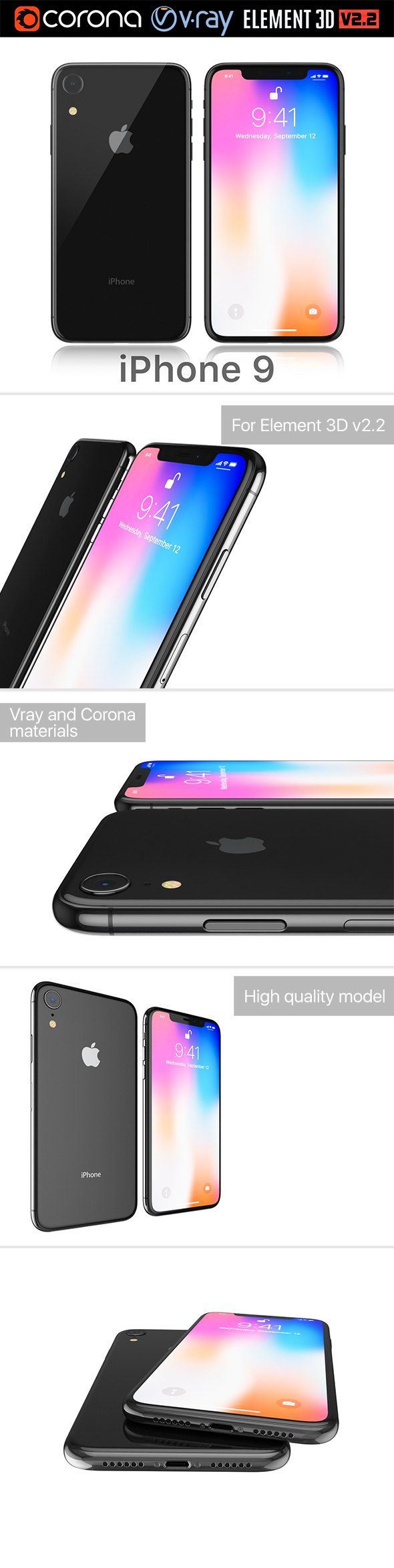 Apple iPhone 9 - 3Docean 22532926