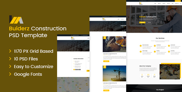 Builderz - Construction - ThemeForest 22342529