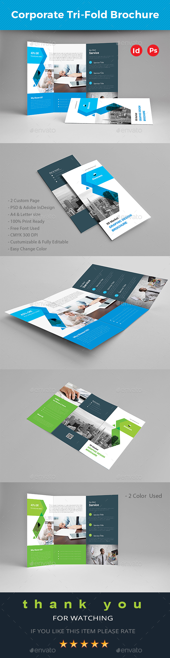 Trifold Brochure - Brochures Print Templates