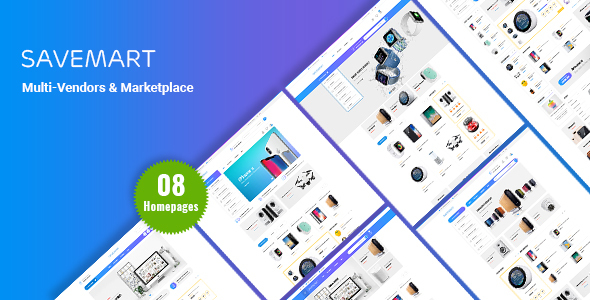 SaveMart - eCommerce PSD Template - Shopping Retail