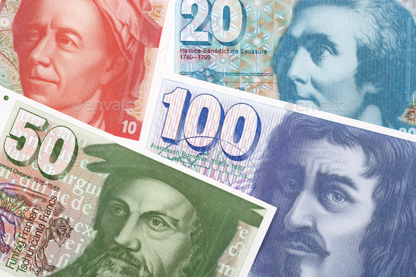Swiss money, a background Stock Photo by johan10 | PhotoDune