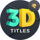 TypeX - 3D Corporate Pack: Title Animation Presets Library - VideoHive Item for Sale