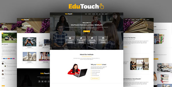 EduTouch - Education Responsive Template - Nonprofit Site Templates