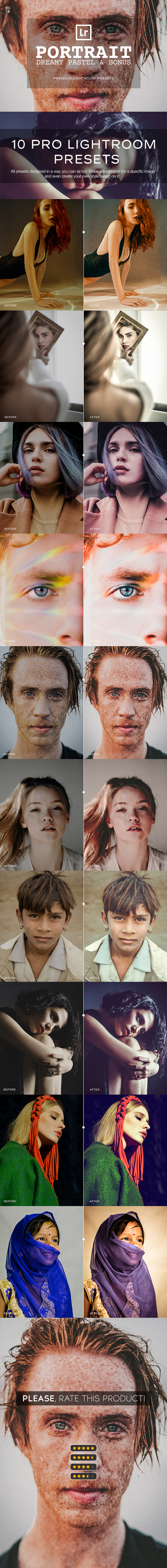 Pastel Portrait Lightroom Presets - Portrait Lightroom Presets