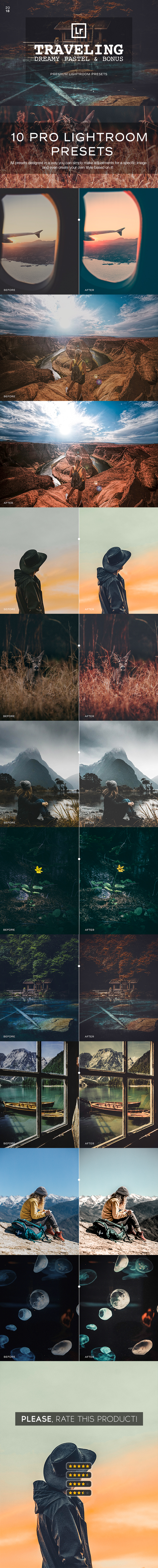 Pastel Travel Lightroom Presets - Landscape Lightroom Presets