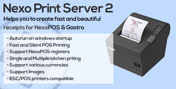 Nexo Print Server - CodeCanyon 21867974