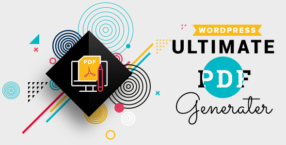 WP Ultimate PDF Generator - CodeCanyon Item for Sale