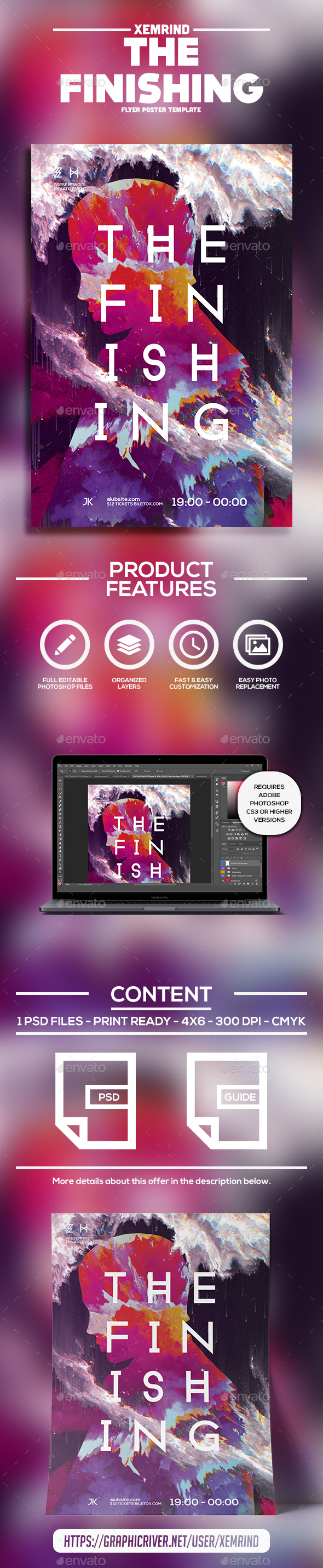 The Finishing Flyer Template - Clubs & Parties Events