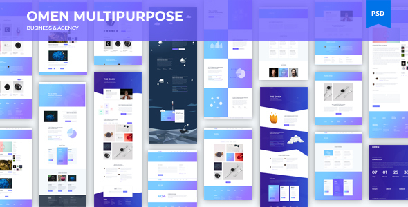 Omen | Creative Multi-Purpose PSD Template - Creative PSD Templates