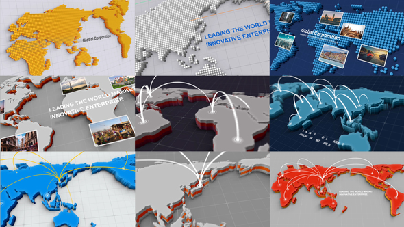 3D World Map - VideoHive 22548859