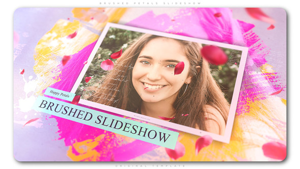 Brushed Petals Slideshow - VideoHive 22549430