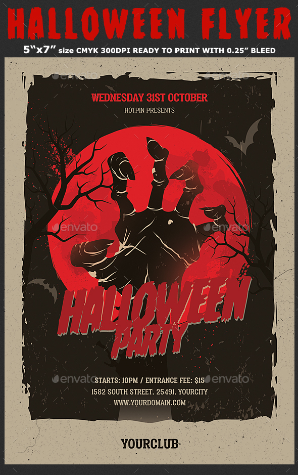 Halloween Flyer Template - Events Flyers