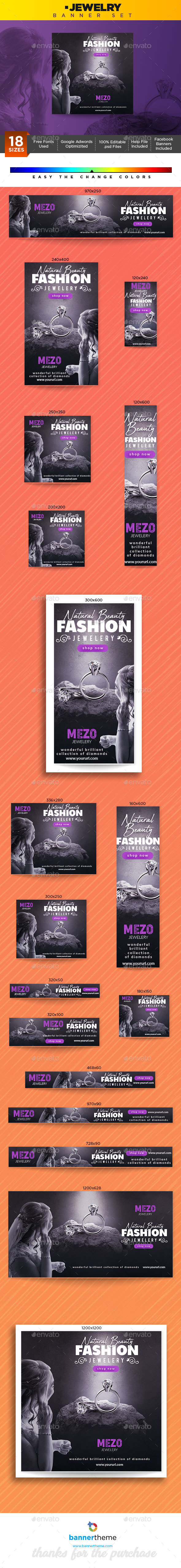 Jewelry Banner - Banners & Ads Web Elements