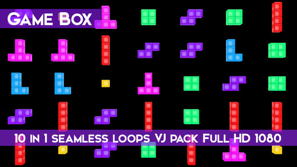 Game Box VJ Loops Pack