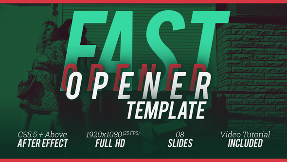 Fast Opener Template - VideoHive 22551141
