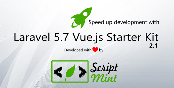 Laravel 5.7 Vue.js SPA Bootstrap Admin Starter Kit - CodeCanyon Item for Sale