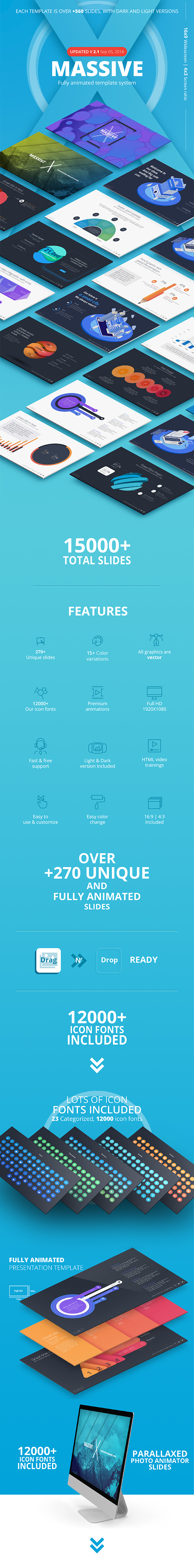 Massive X Presentation Template Updated v2.1 - Business PowerPoint Templates