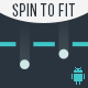 Spin to fit - Fun Arcade Game Android Template easy to reskine AdMob