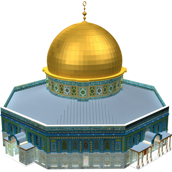 Al Aqsa Mosque - 3Docean 22553743