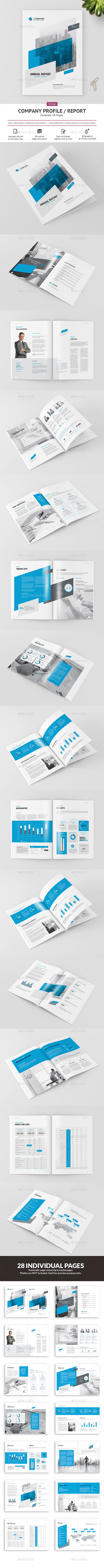 Company Profile / Annual Report - Brochures Print Templates