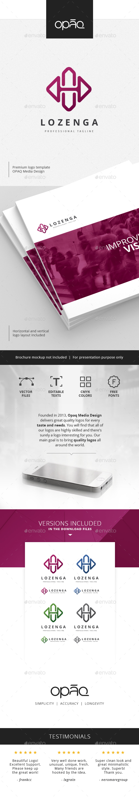Square Arrow Logo - Abstract Logo Templates