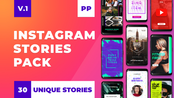 Instagram Stories Pack Mogrt