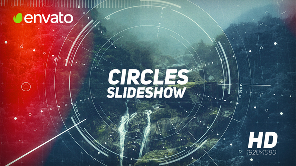 Circles Parallax Slideshow - VideoHive 20630385