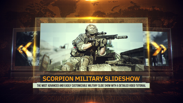 Scorpion Military Slideshow - VideoHive 22557914