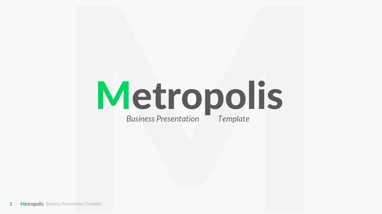 Metropolis - Business Powerpoint Template, Presentation Templates ...