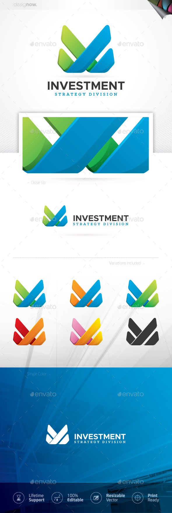 Finance and Investment Logo - Symbols Logo Templates