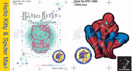 Textile Designs Hello Kitty