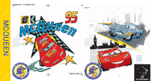 Textile Designs Illustration MC QUEEN