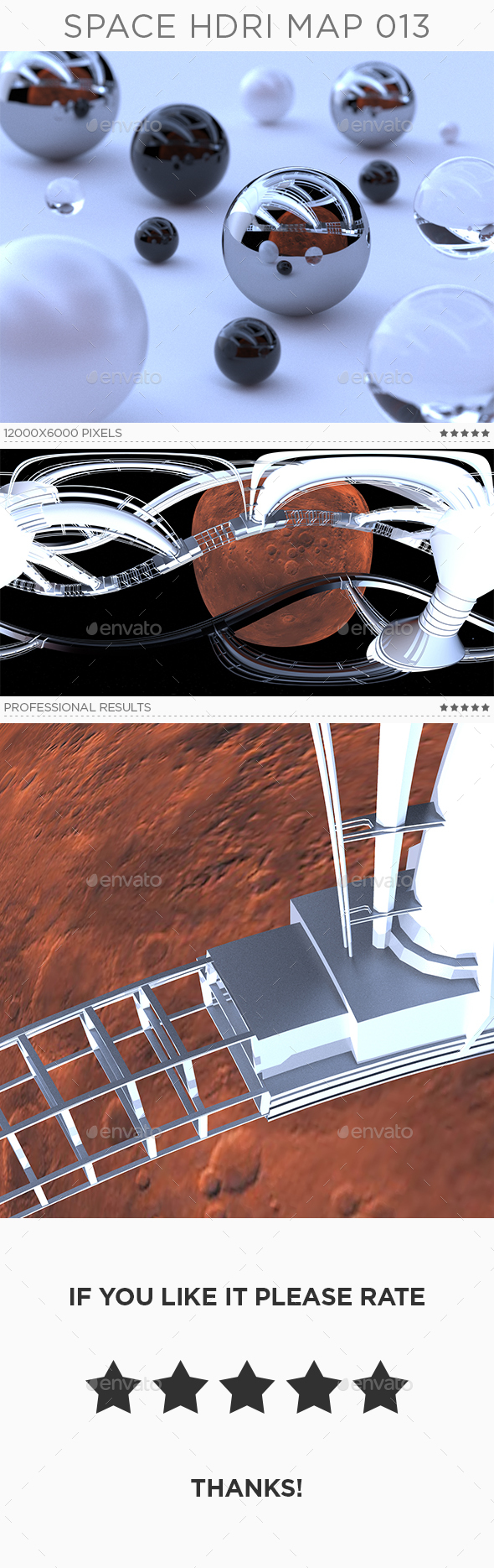 Space HDRi Map 013 - 3DOcean Item for Sale