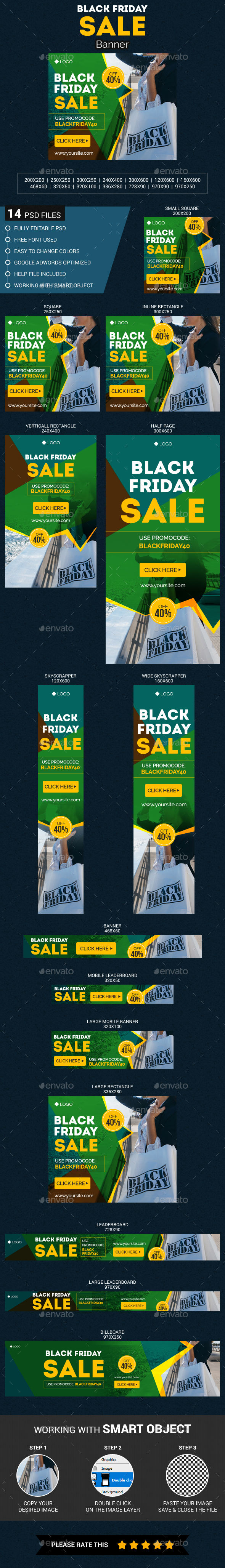 Black Friday Sale - Banners & Ads Web Elements