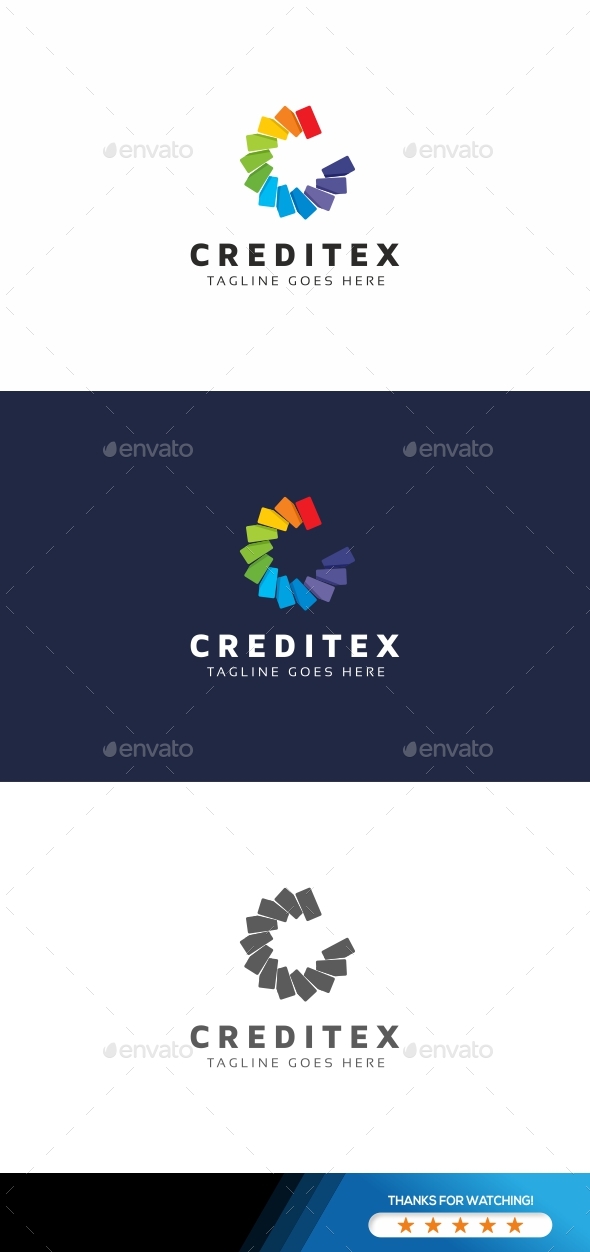 Credit C Letter Logo - Letters Logo Templates