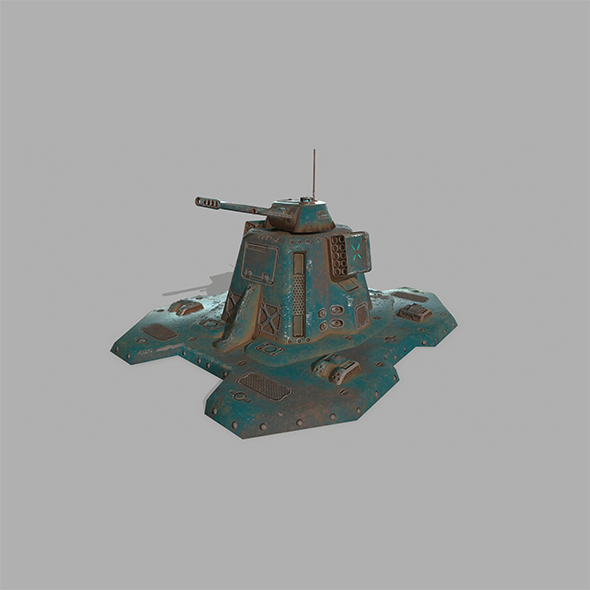 Missile _Turret - 3Docean 22561063